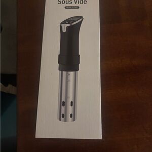 Black and Silver Sous Vide cooker